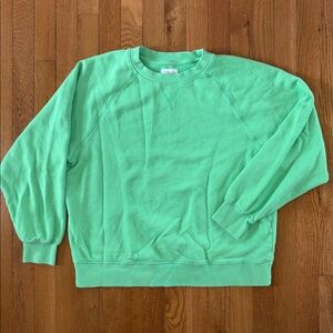 Sincerely Jules for Bandier Green Oversized Sweatshirt Size Medium